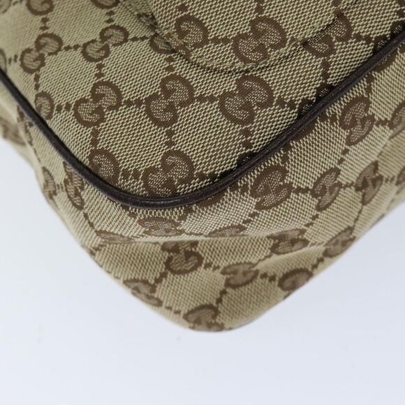 Gucci Gg Canvas Beige Canvas Shoulder Bag (Pre-Owned) - Picture 16 of 16
